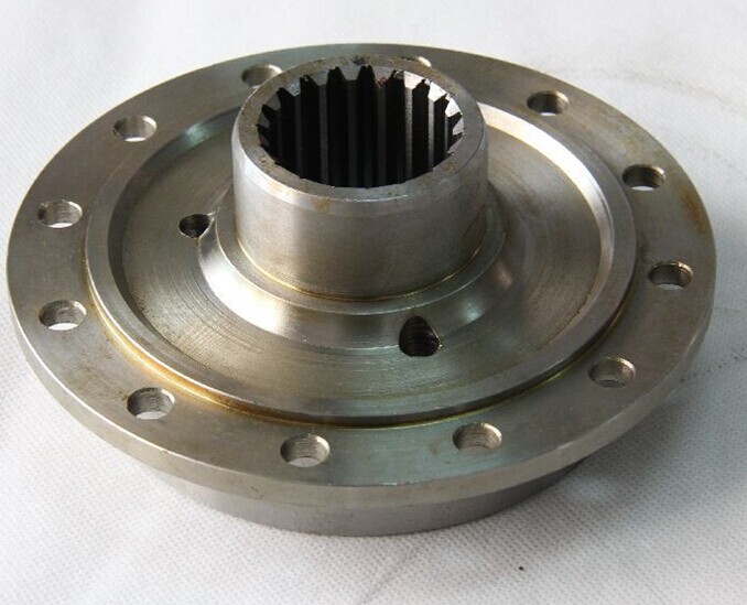 Bearbeitetes Bauteil aus einer Aluminiumlegierung mit komplexen Oberflächenmerkmalen