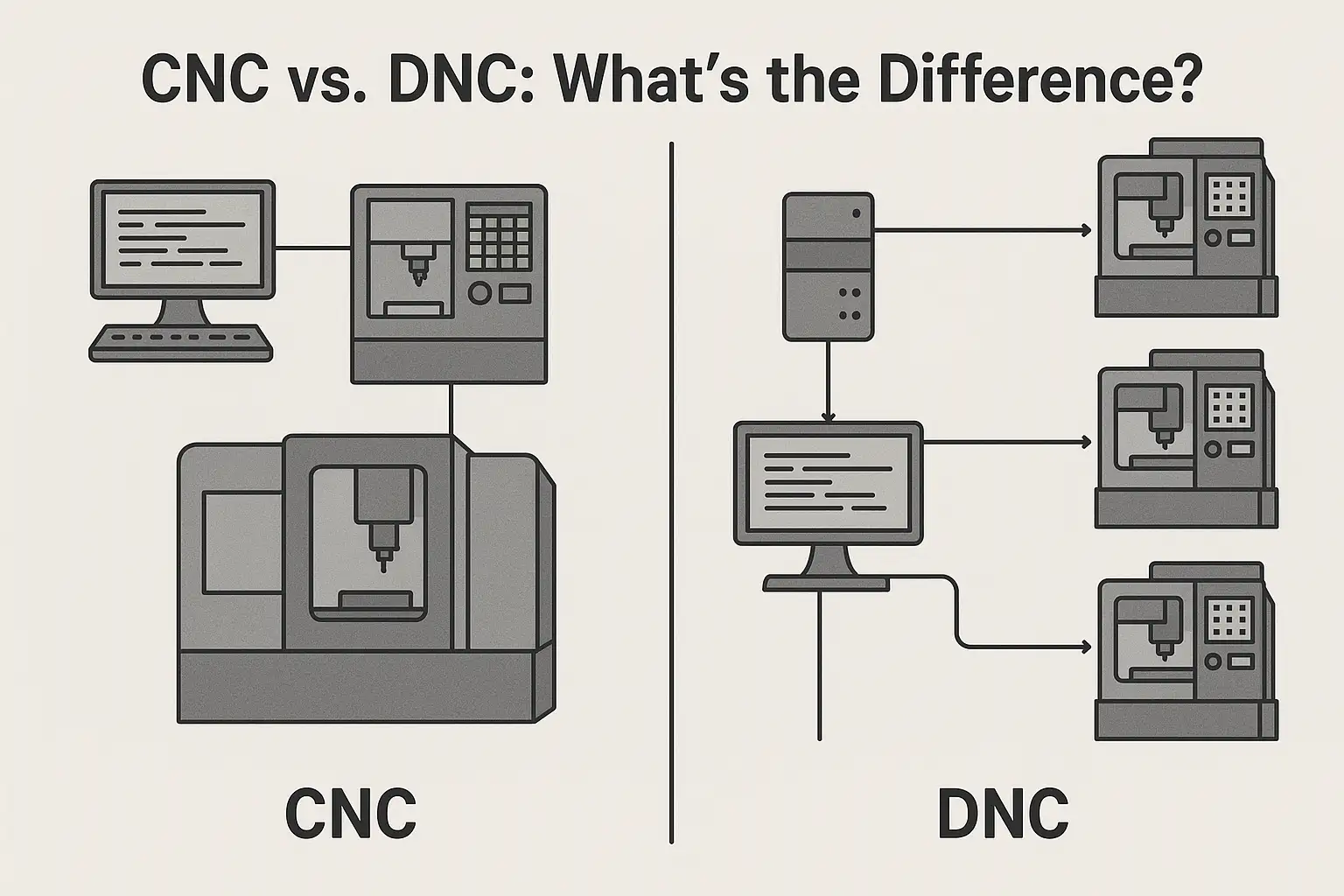CNC vs. DNC: What's the Difference?