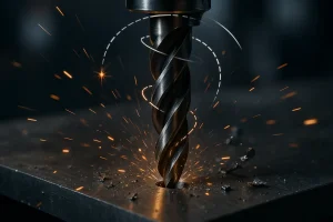 CNC-Bohrung Bearbeitungsphase