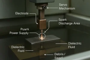 Principe de fonctionnement de l'électroérosion