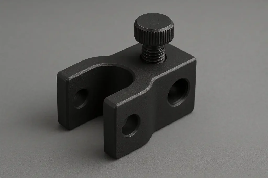 Black Oxidized Copper Bracket, Matte Anti-Corrosion Finish