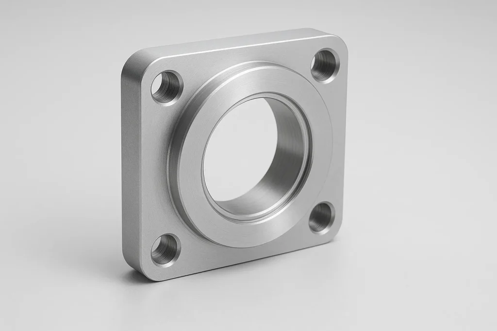 High-Precision CNC Machined Aluminum Pressure Flange for Sealing