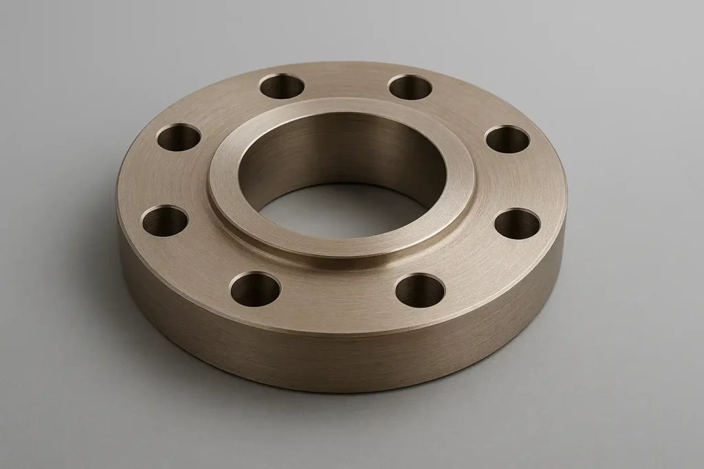 Cupro-Nickel CNC Marine Flange, C70600 Saltwater Corrosion Resistant