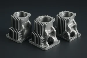 精密用途向けリブ構造を持つアルミニウム合金削り出しハウジング