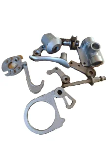 CNC machined metal parts used in industrial equipment