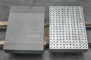 Perforated metal block for solar mounting structure